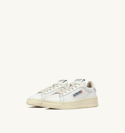 AUTRY Kid DALLAS KIDS LOW SNEAKERS IN WHITE LEATHER