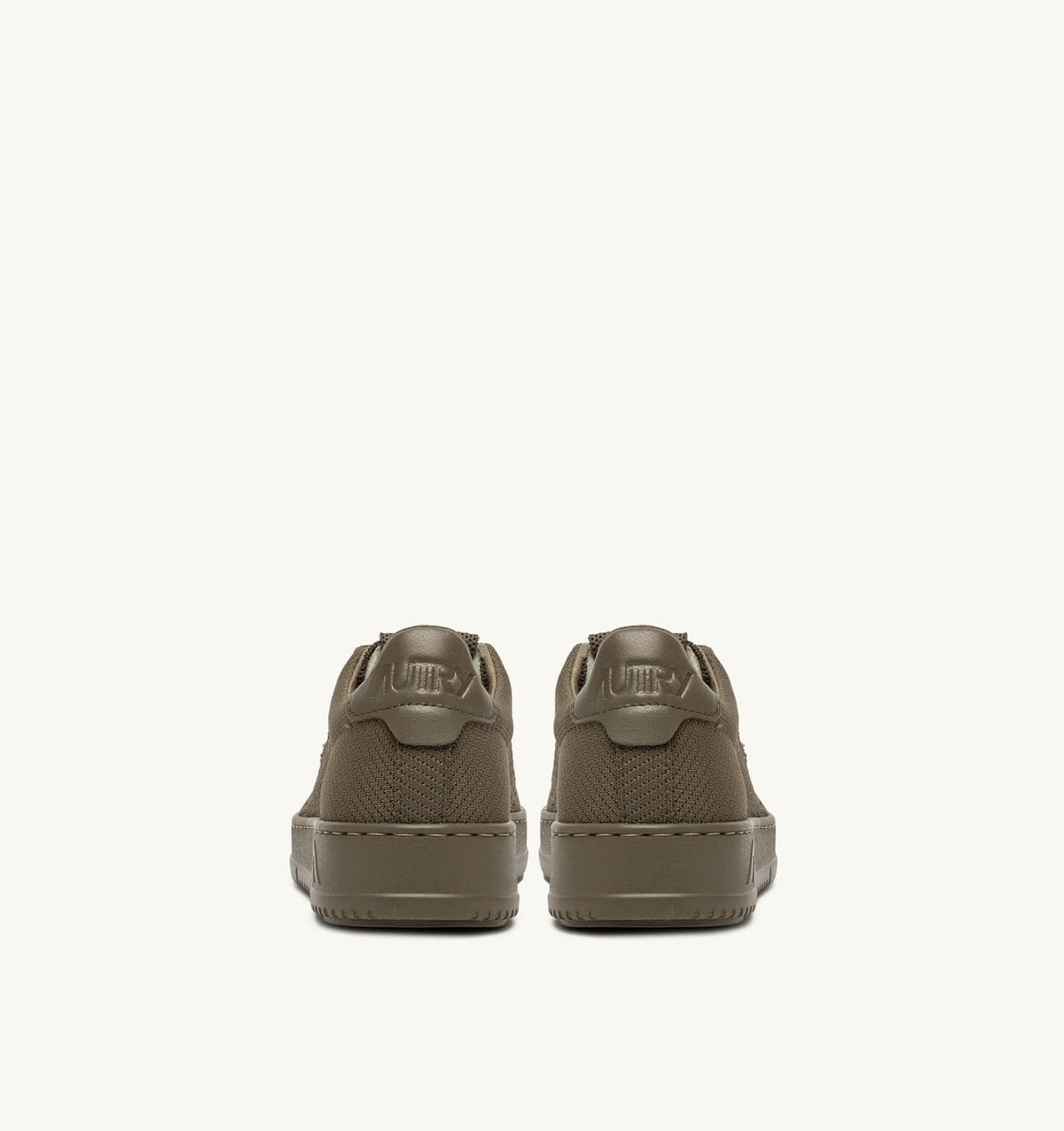 AUTRY Woman MEDALIST EASEKNIT LOW SNEAKERS IN COVERT GREEN KNIT