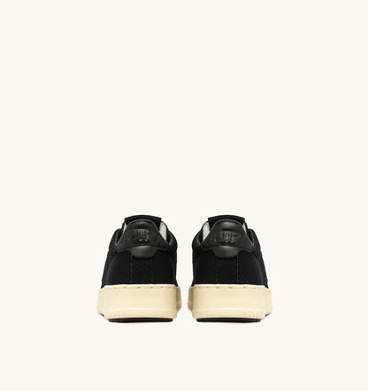 AUTRY Woman EASEKNIT MEDALIST LOW SNEAKERS IN BLACK COLOR KNIT