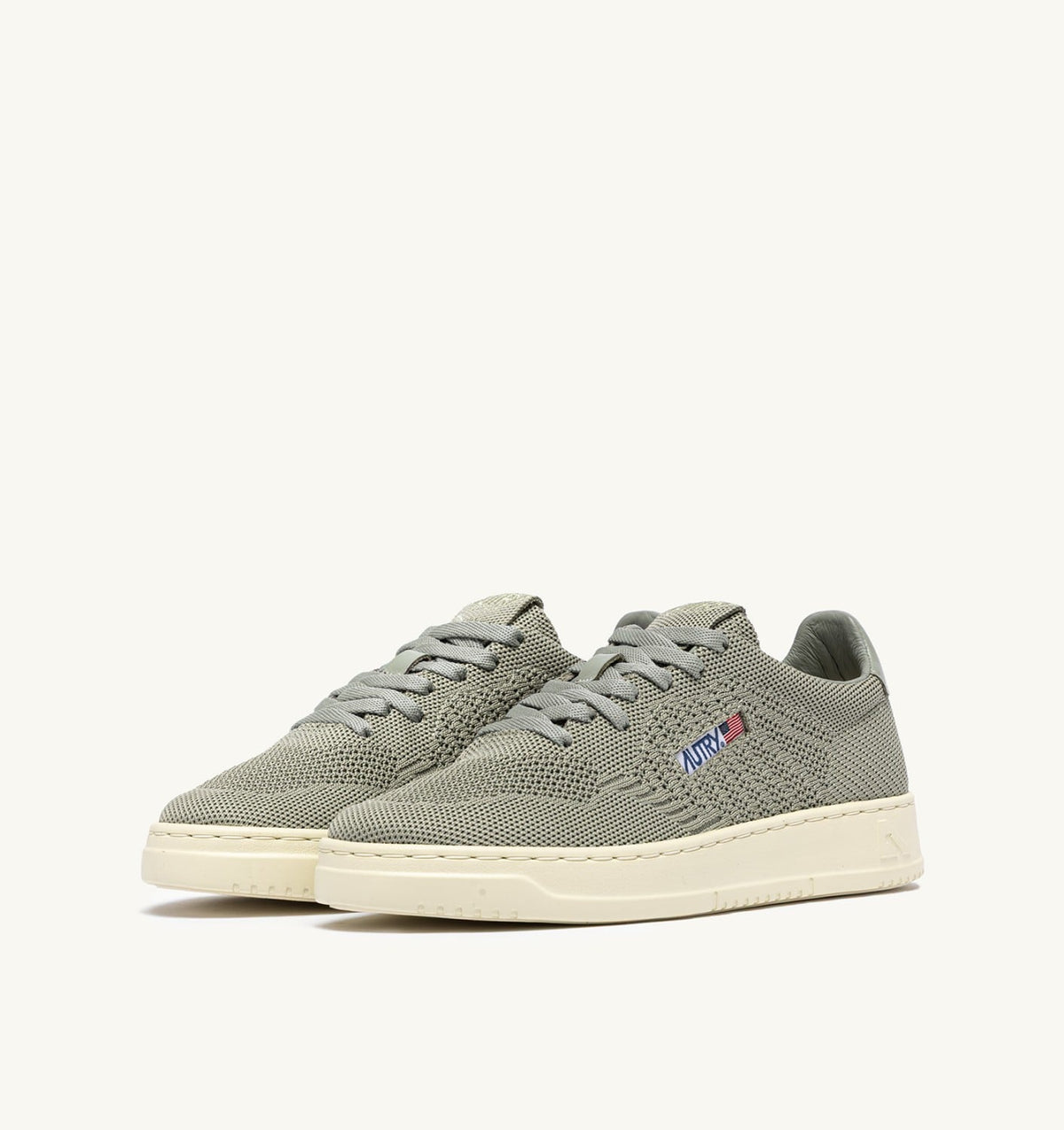 AUTRY Woman MEDALIST EASEKNIT LOW SNEAKERS IN SEA GRASS KNIT