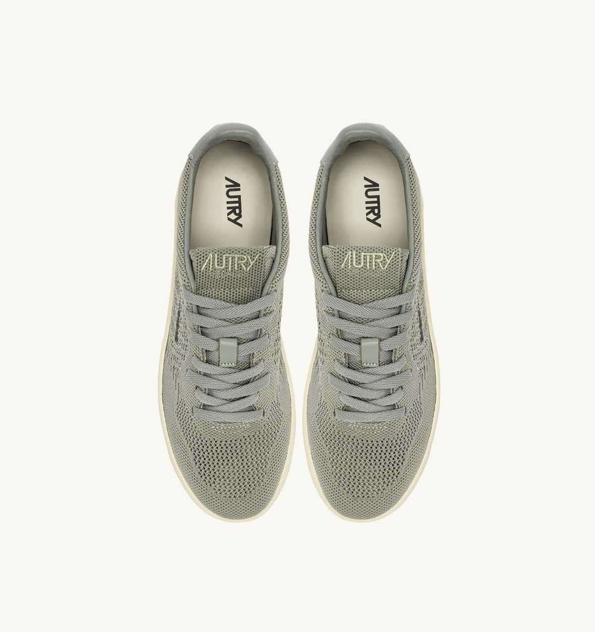 AUTRY Woman MEDALIST EASEKNIT LOW SNEAKERS IN SEA GRASS KNIT