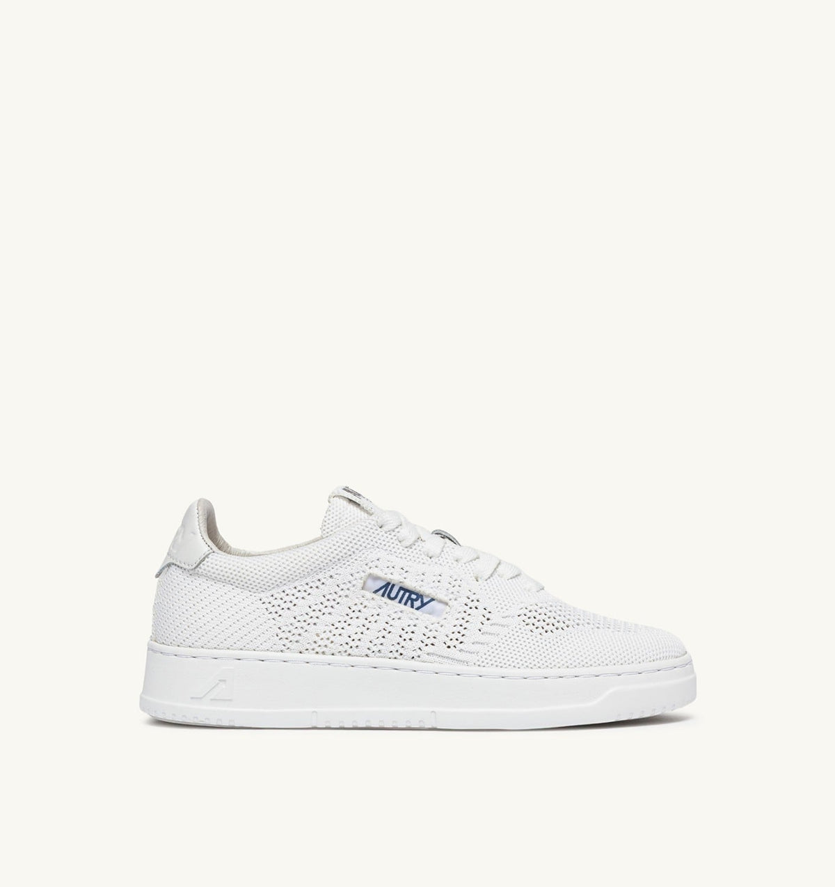 AUTRY Woman MEDALIST EASEKNIT LOW SNEAKERS IN WHITE KNIT
