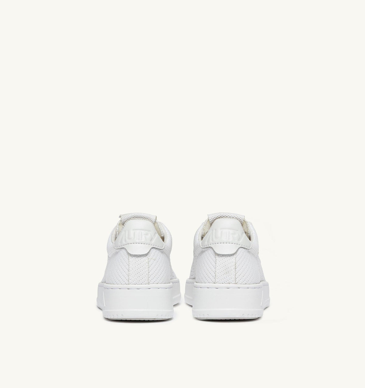 AUTRY Woman MEDALIST EASEKNIT LOW SNEAKERS IN WHITE KNIT