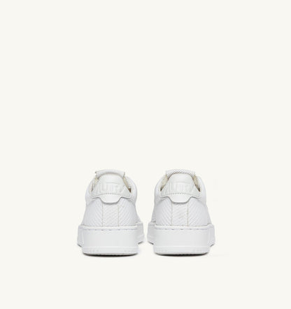 AUTRY Woman MEDALIST EASEKNIT LOW SNEAKERS IN WHITE KNIT