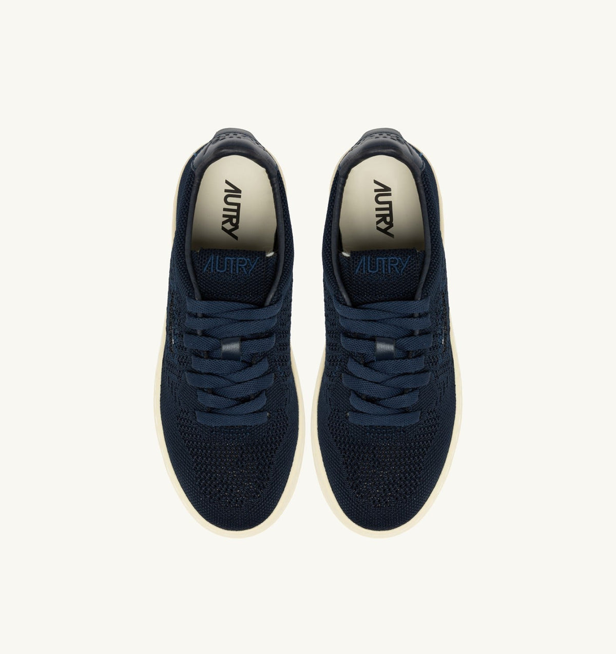 AUTRY Woman MEDALIST EASEKNIT LOW SNEAKERS IN SPACE BLUE KNIT
