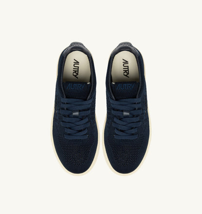 AUTRY Woman MEDALIST EASEKNIT LOW SNEAKERS IN SPACE BLUE KNIT