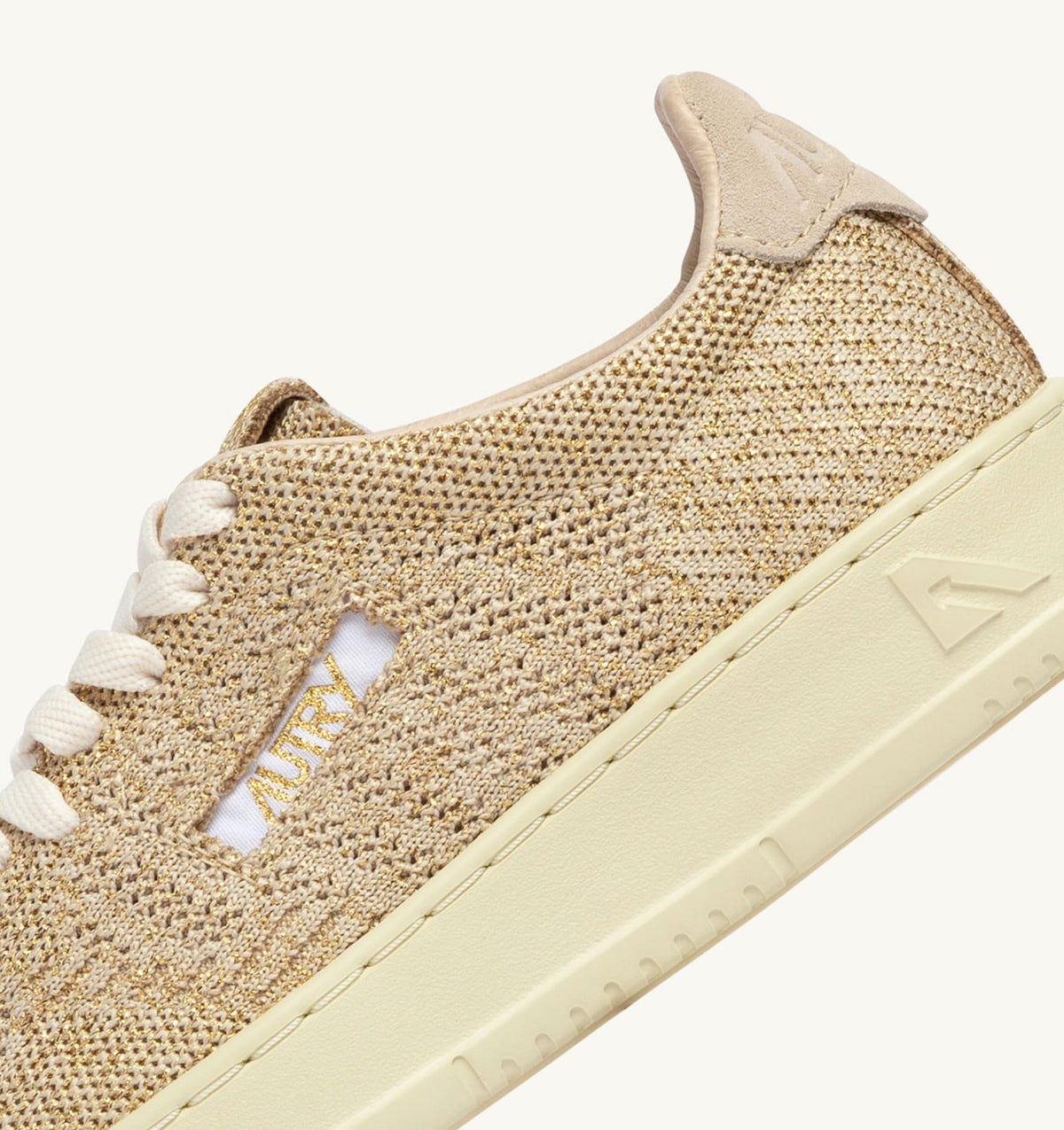 AUTRY Woman MEDALIST EASEKNIT LOW SNEAKERS IN PLATINUM KNIT