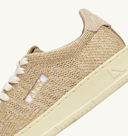 AUTRY Woman MEDALIST EASEKNIT LOW SNEAKERS IN PLATINUM KNIT