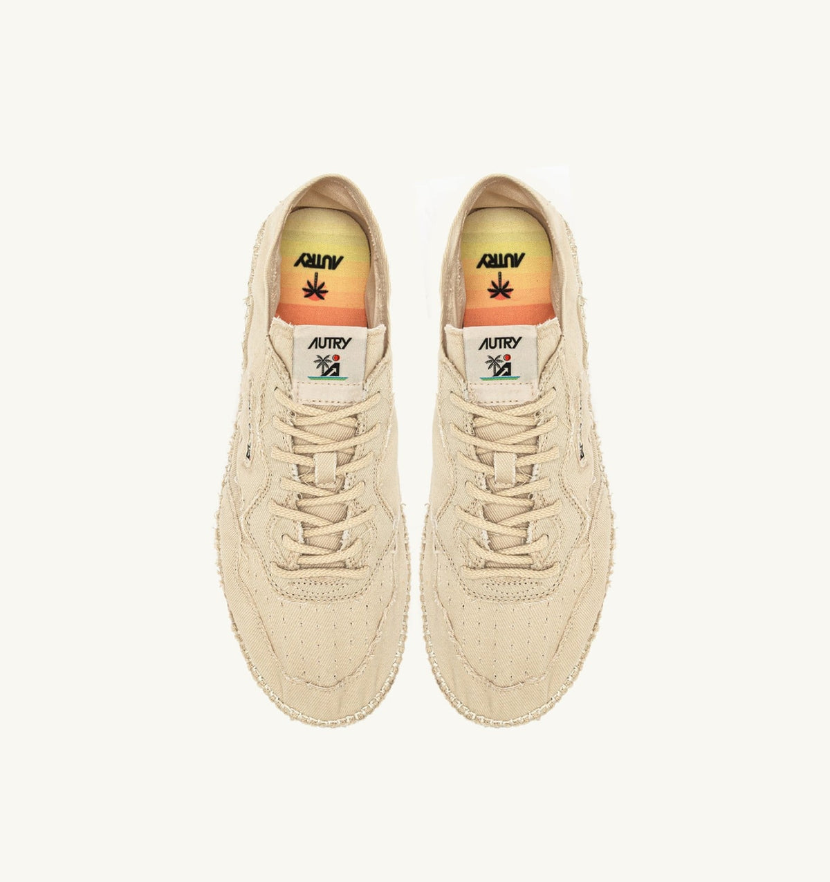 AUTRY Woman SANDY ESPADRILLES IN IVORY CANVAS