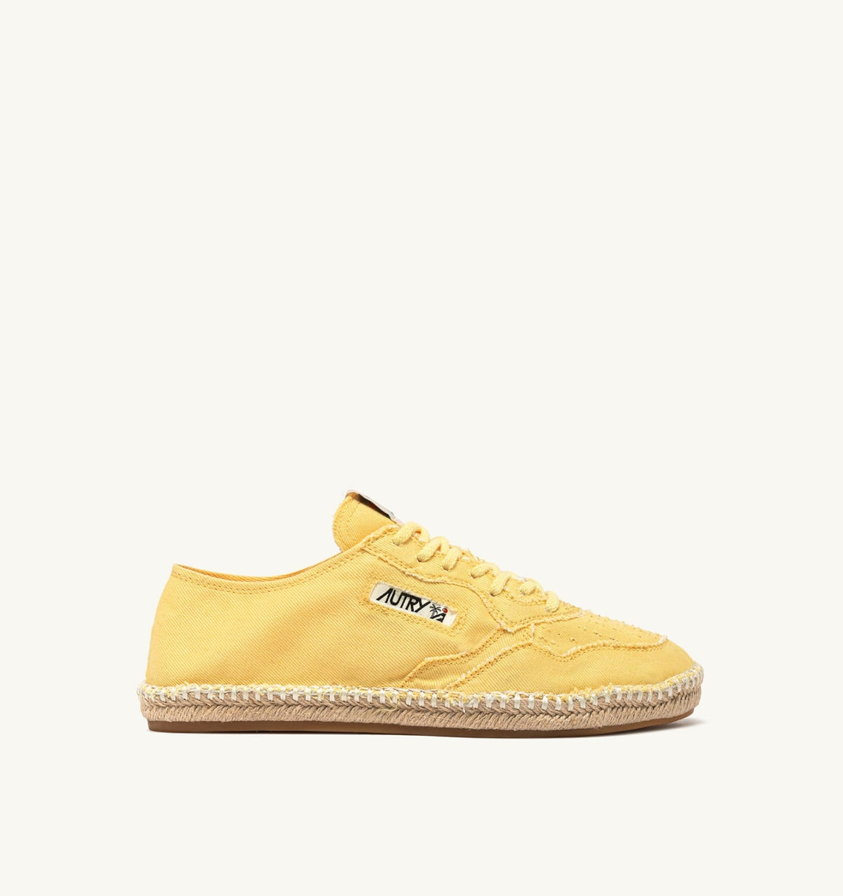 AUTRY Woman SANDY ESPADRILLES IN PASTEL YELLOW CANVAS