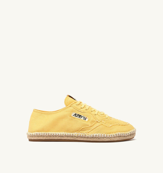 AUTRY Woman SANDY ESPADRILLES IN PASTEL YELLOW CANVAS