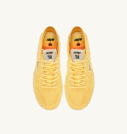 AUTRY Woman SANDY ESPADRILLES IN PASTEL YELLOW CANVAS