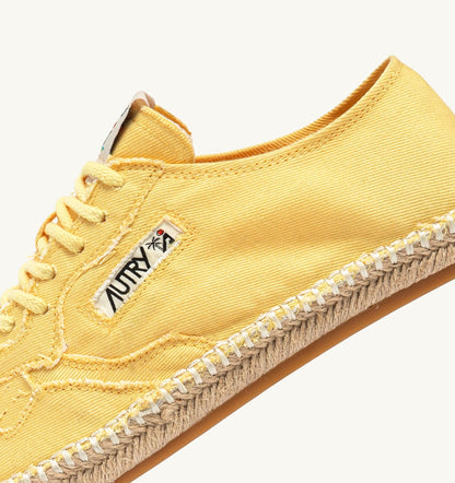 AUTRY Woman SANDY ESPADRILLES IN PASTEL YELLOW CANVAS