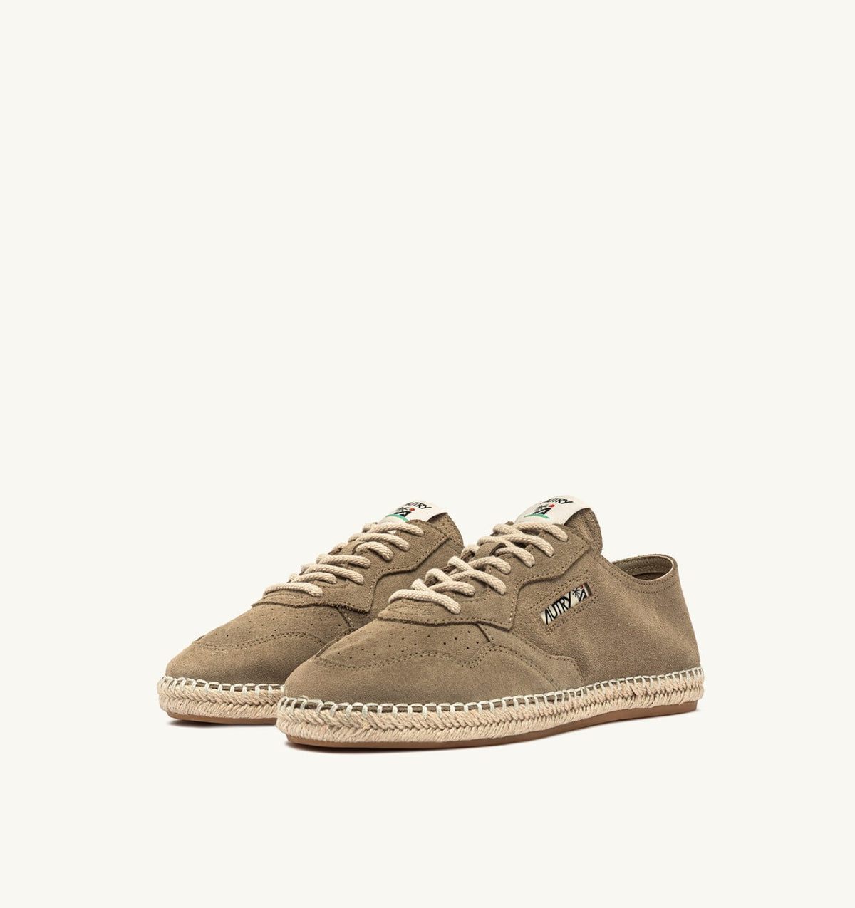 AUTRY Woman SANDY ESPADRILLES IN TAOS TAUPE SUEDE