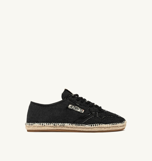 AUTRY Woman SANDY ESPADRILLES IN BLACK CANVAS