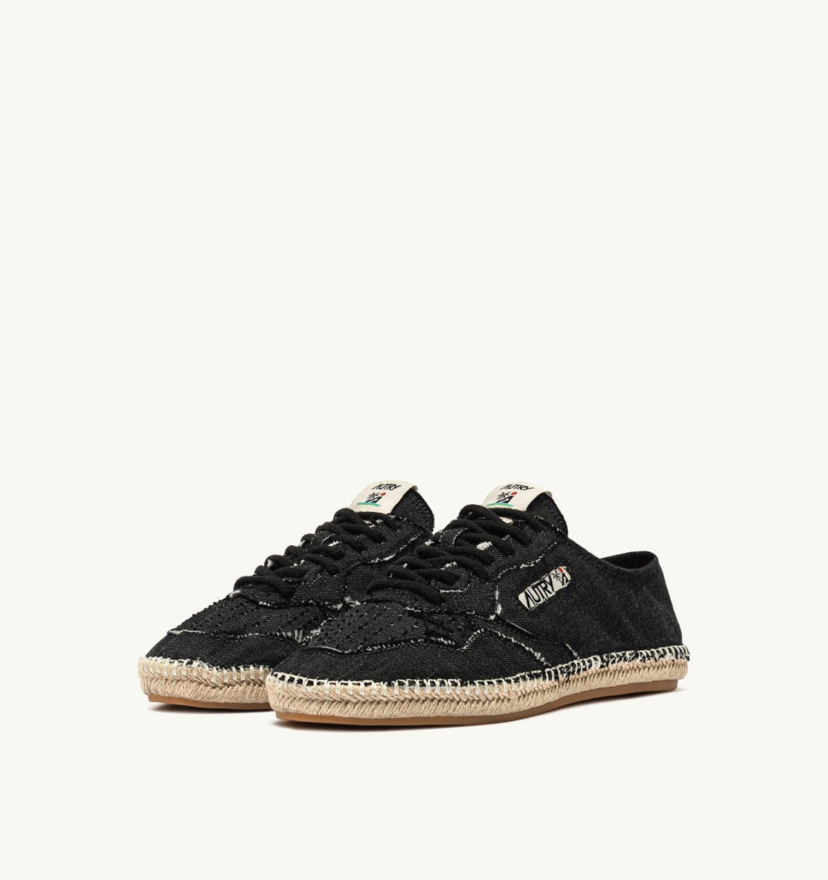 AUTRY Woman SANDY ESPADRILLES IN BLACK CANVAS