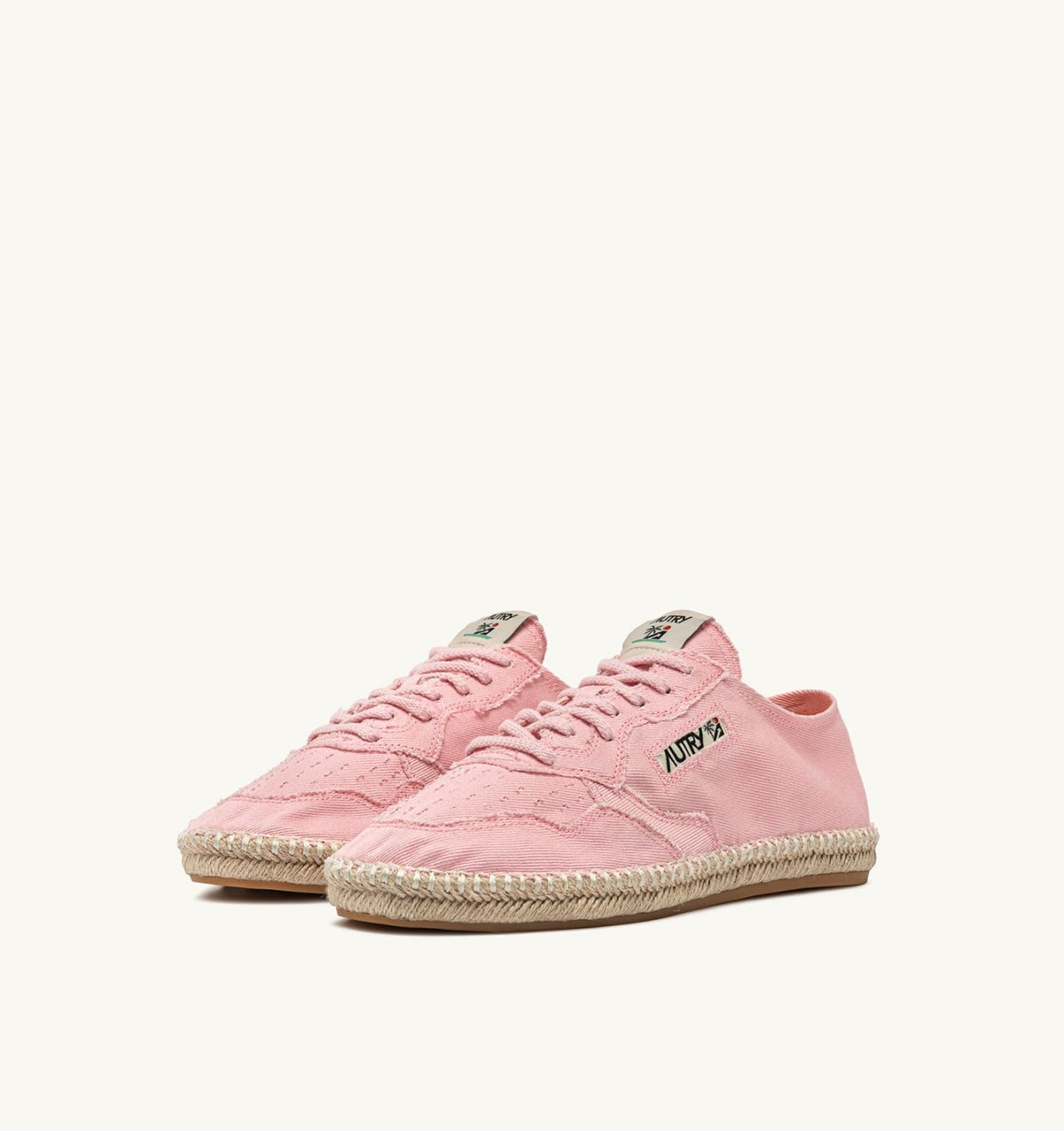 AUTRY Woman SANDY ESPADRILLES IN PINK CANVAS