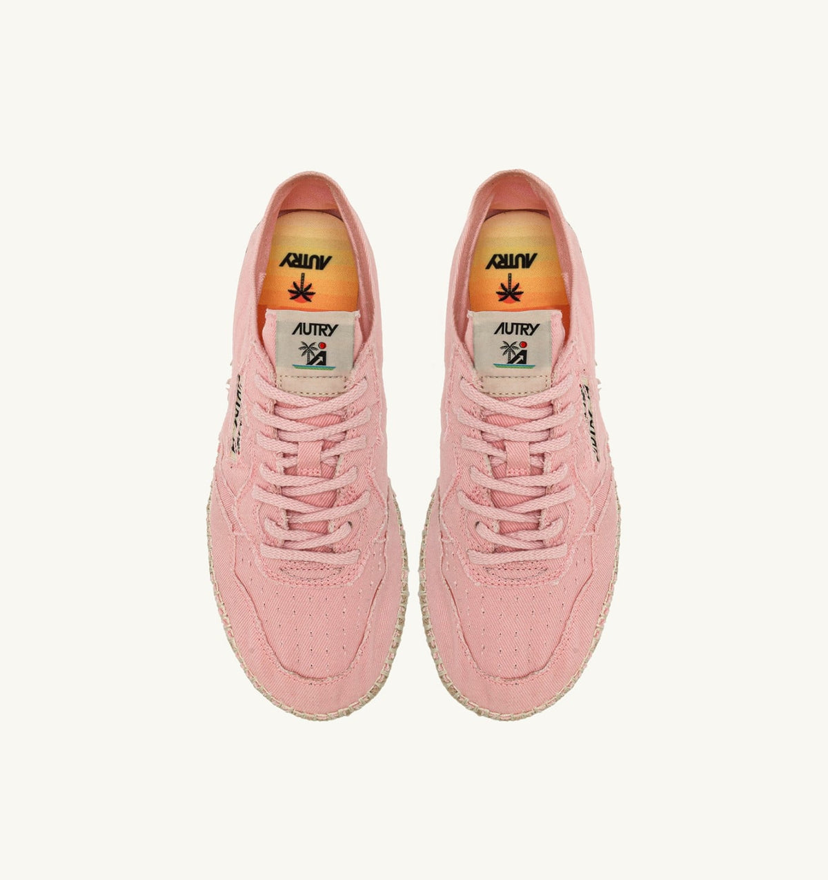 AUTRY Woman SANDY ESPADRILLES IN PINK CANVAS