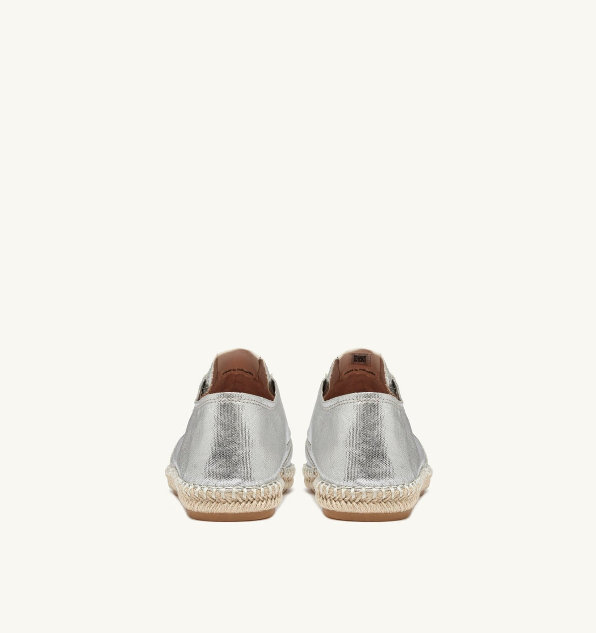 AUTRY Woman SANDY ESPADRILLES IN SILVER CANVAS