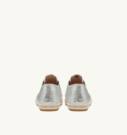 AUTRY Woman SANDY ESPADRILLES IN SILVER CANVAS