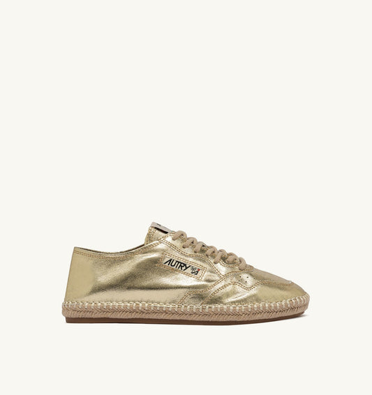 AUTRY Woman SANDY ESPADRILLES IN GOLD CANVAS
