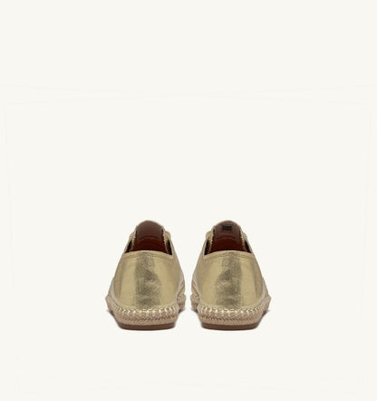 AUTRY Woman SANDY ESPADRILLES IN GOLD CANVAS
