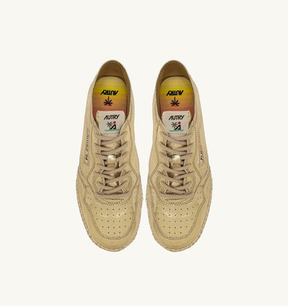 AUTRY Woman SANDY ESPADRILLES IN GOLD CANVAS