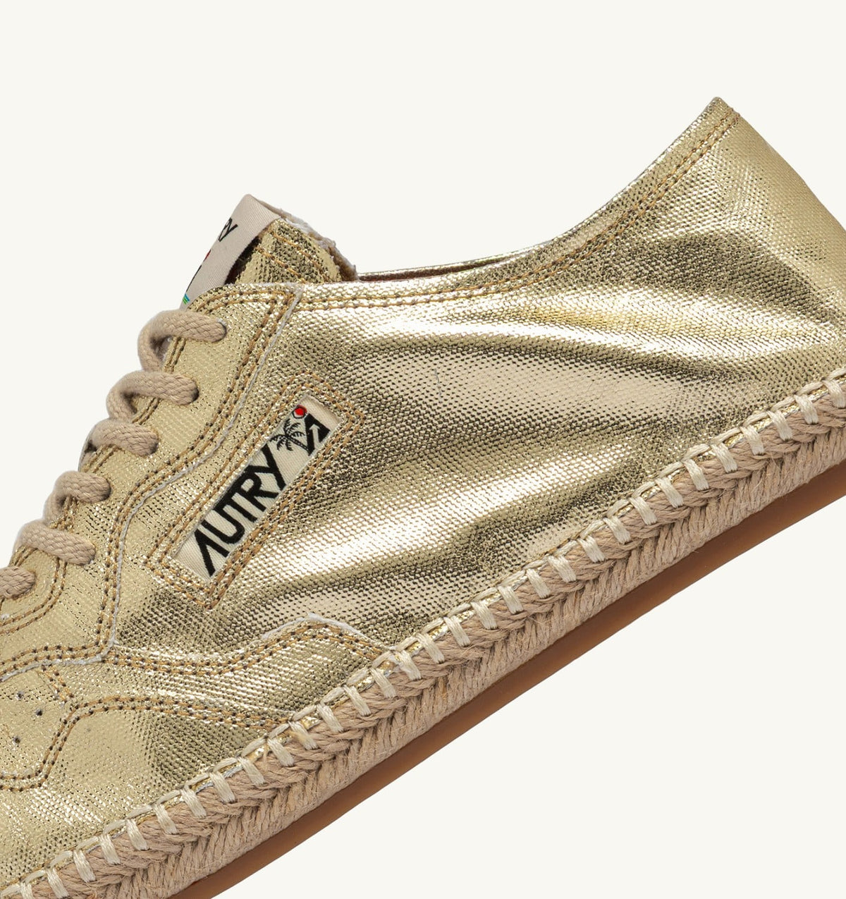 AUTRY Woman SANDY ESPADRILLES IN GOLD CANVAS