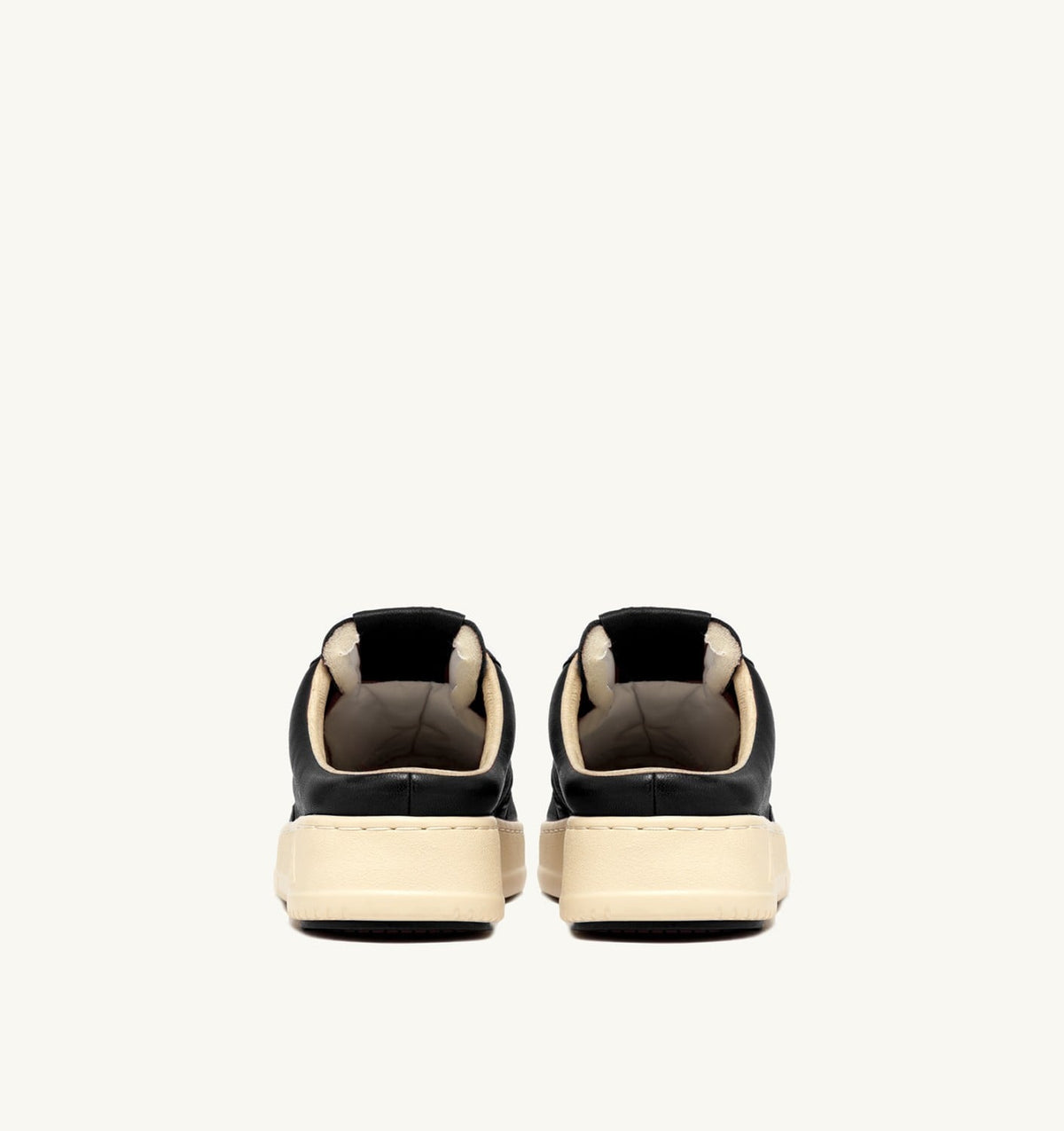 AUTRY Woman MEDALIST MULE SNEAKERS IN NAPA LEATHER COLOR BLACK