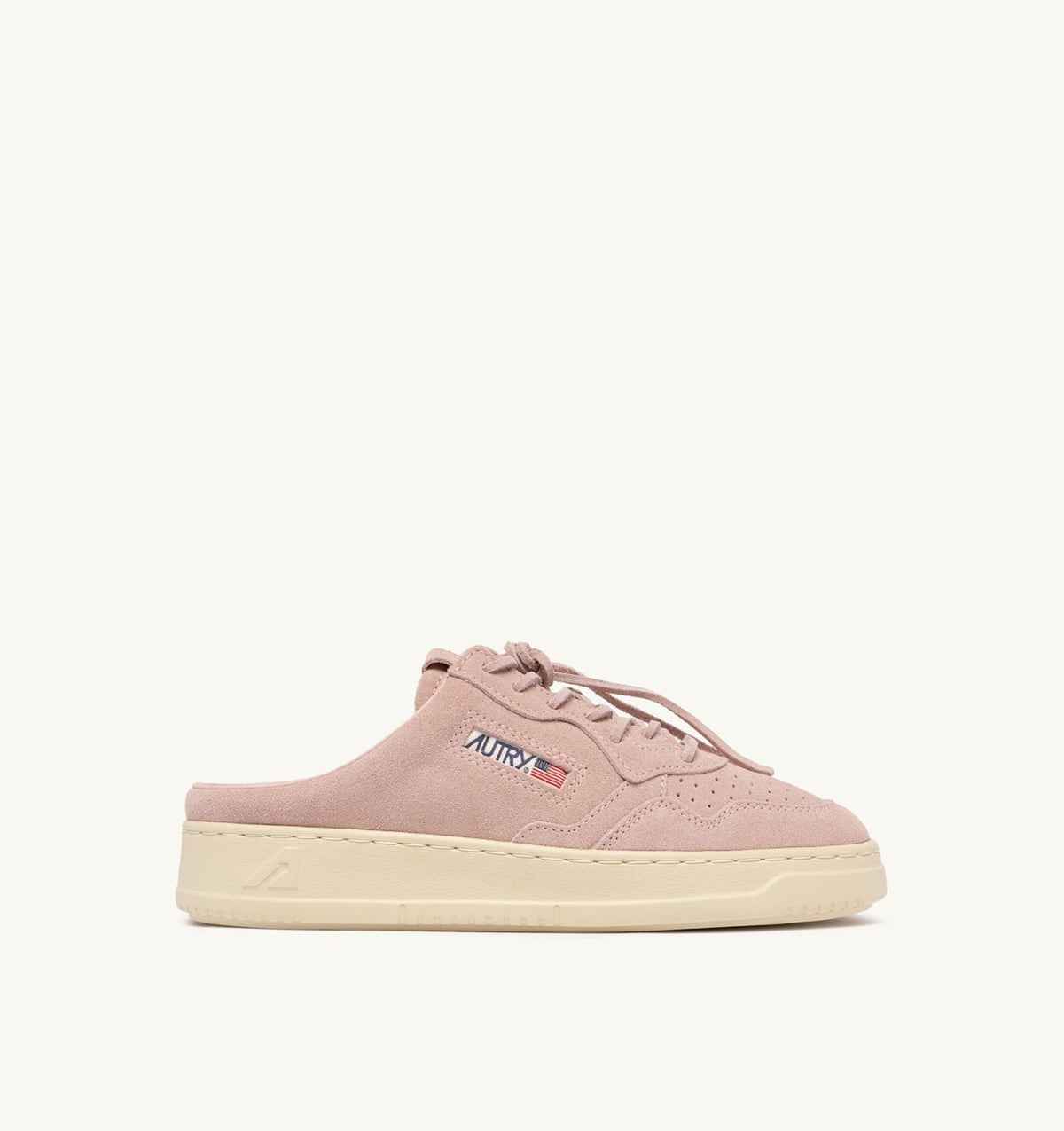 AUTRY Woman MEDALIST MULE SNEAKERS IN SILK SUEDE