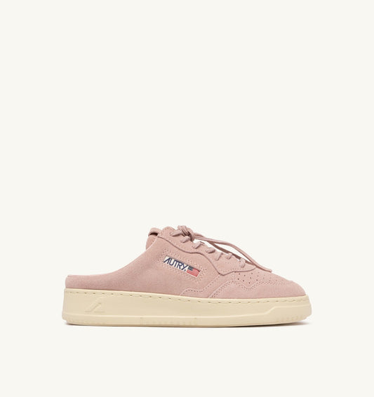 AUTRY Woman MEDALIST MULE SNEAKERS IN SILK SUEDE