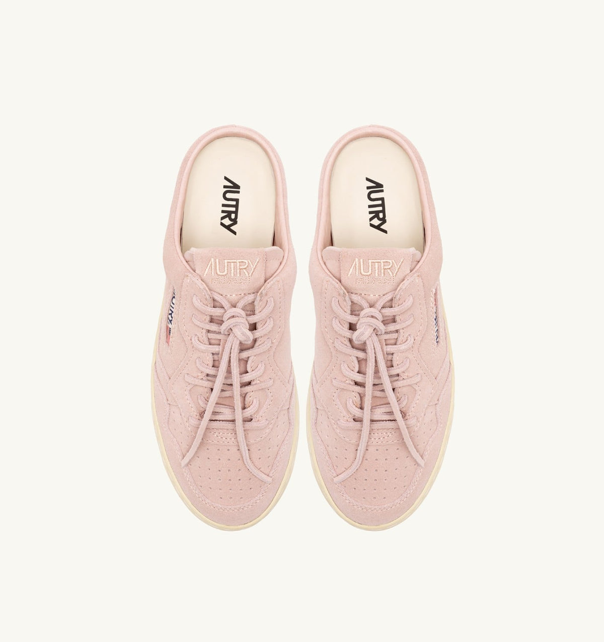 AUTRY Woman MEDALIST MULE SNEAKERS IN SILK SUEDE