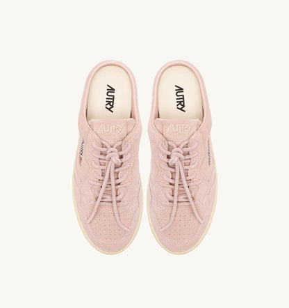 AUTRY Woman MEDALIST MULE SNEAKERS IN SILK SUEDE