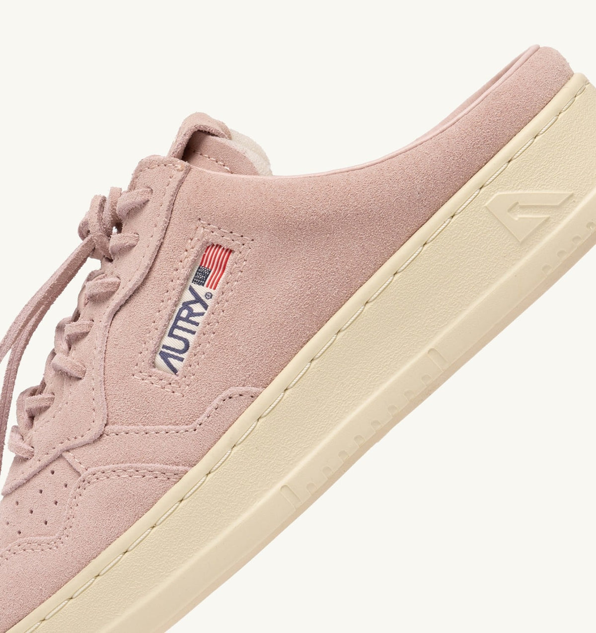AUTRY Woman MEDALIST MULE SNEAKERS IN SILK SUEDE