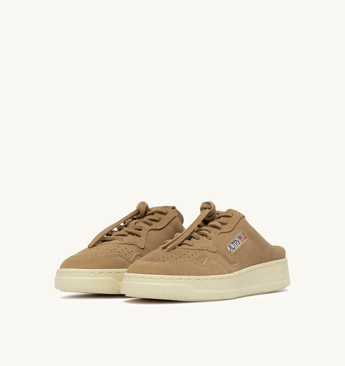 AUTRY Woman MEDALIST MULE SNEAKERS IN COPPER SUEDE