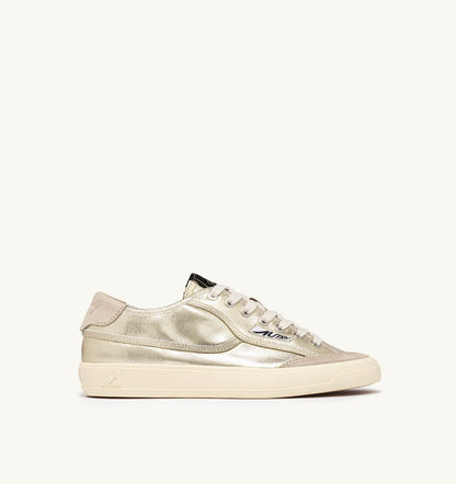 AUTRY Woman WINDSCAPE LOW SNEAKERS IN PLATINUM CANVAS