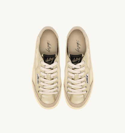 AUTRY Woman WINDSCAPE LOW SNEAKERS IN PLATINUM CANVAS