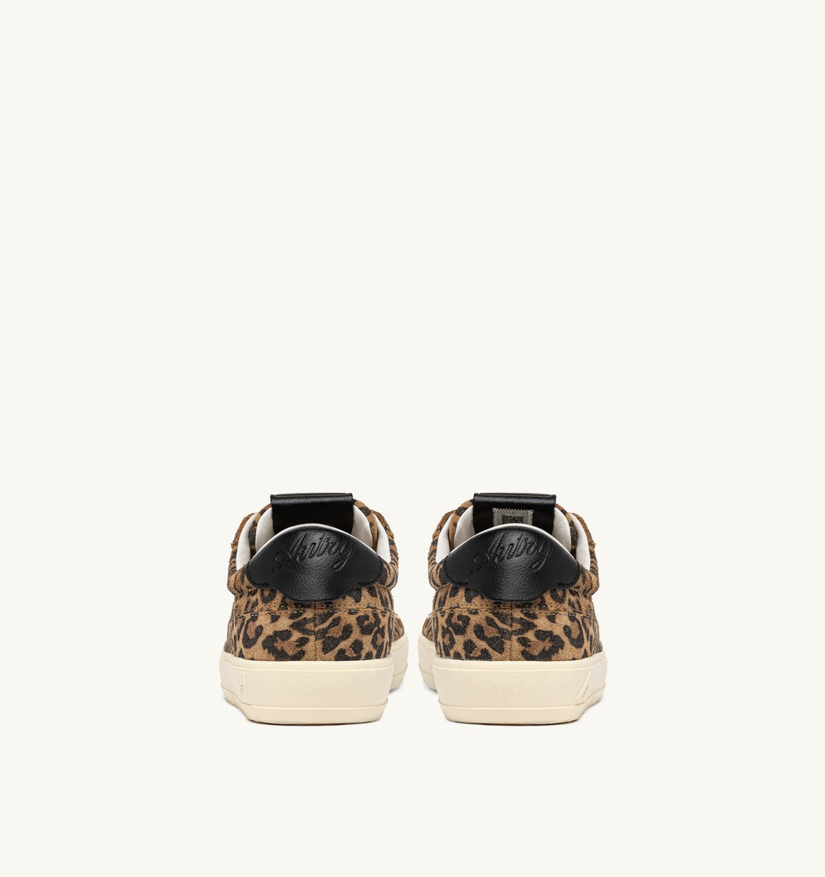 AUTRY Woman WINDSCAPE LOW SNEAKERS IN LEOPARD AND BLACK SUEDE