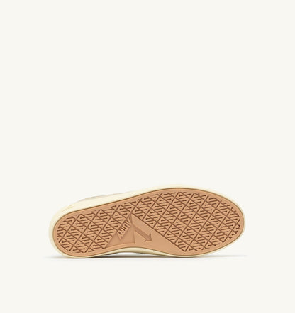 AUTRY Woman WINDSCAPE LOW SNEAKERS IN PLATINUM AND SAND LAMINATED SUEDE