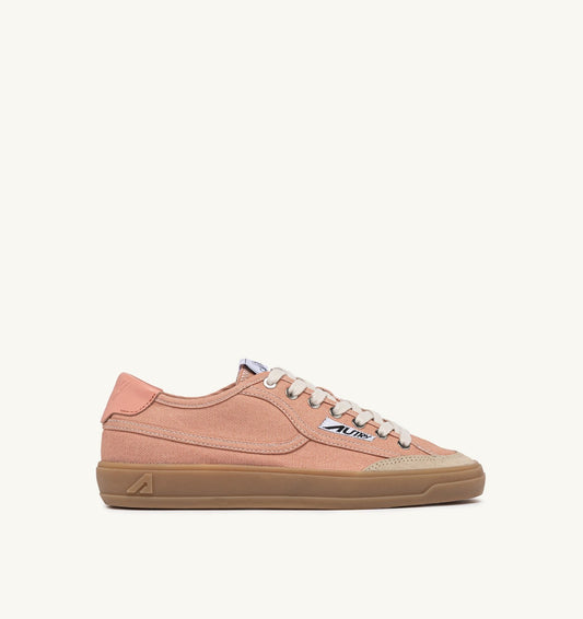 AUTRY Woman WINDSCAPE LOW SNEAKERS IN CLAY CANVAS