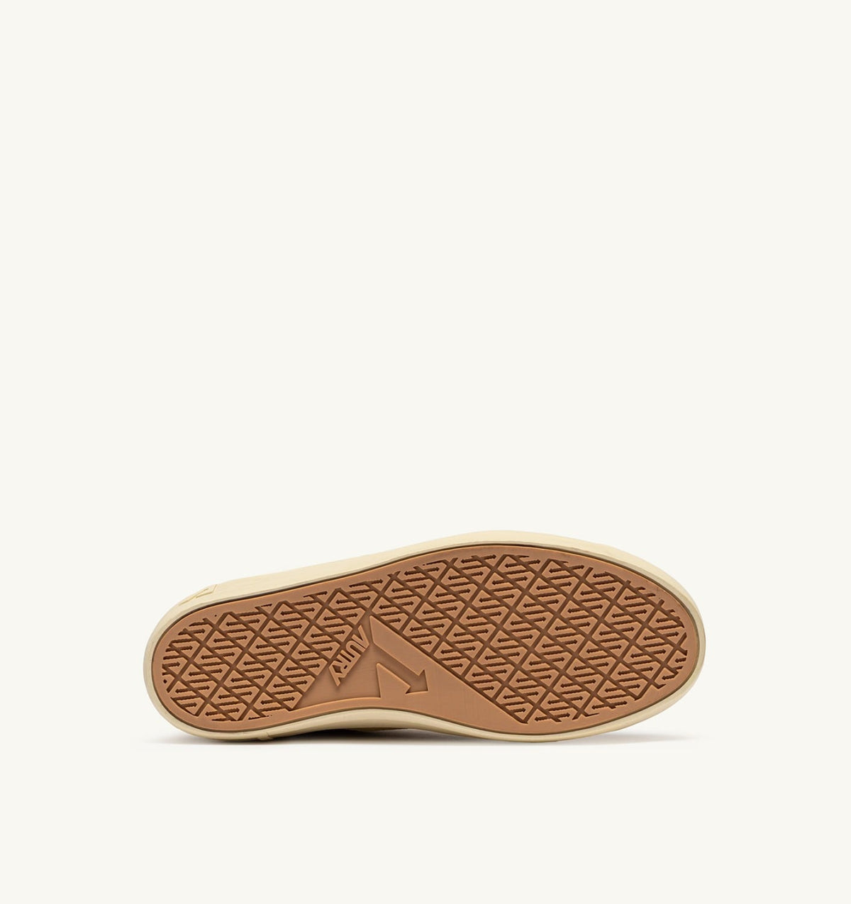 AUTRY Woman WINDSCAPE LOW SNEAKERS IN COPPER BROWN AND MARSHMALLOW SUEDE