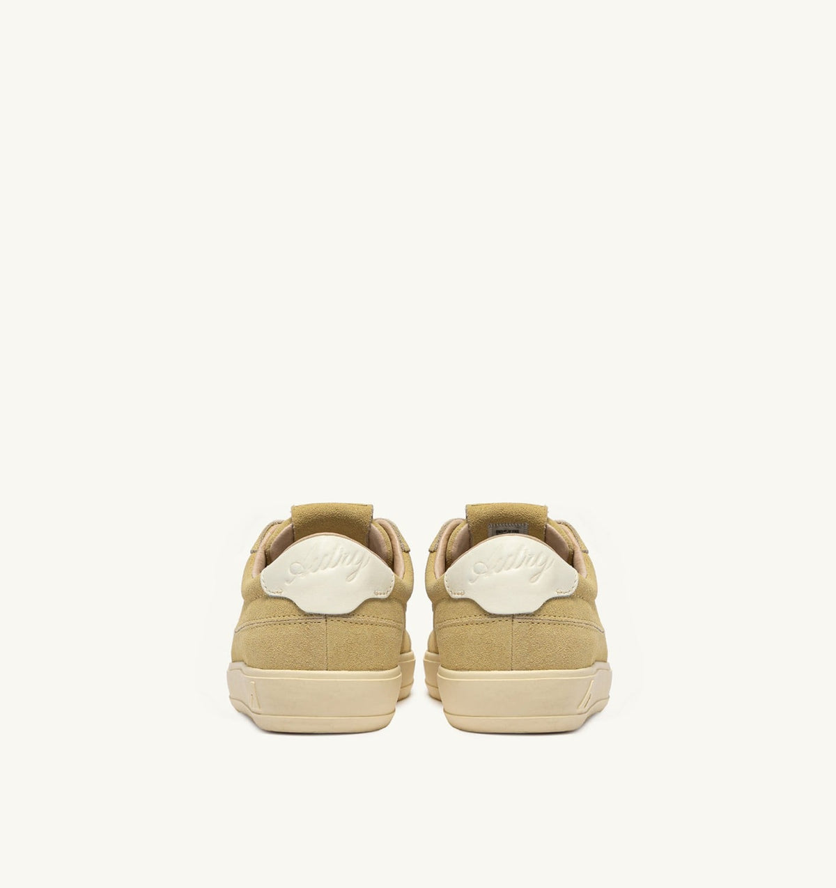 AUTRY Woman WINDSCAPE LOW SNEAKERS IN STRAW AND MARSHMALLOW SUEDE