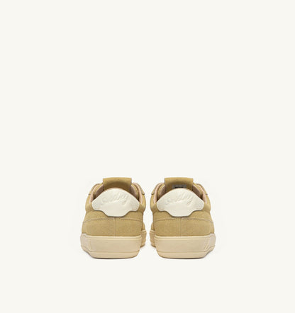 AUTRY Woman WINDSCAPE LOW SNEAKERS IN STRAW AND MARSHMALLOW SUEDE