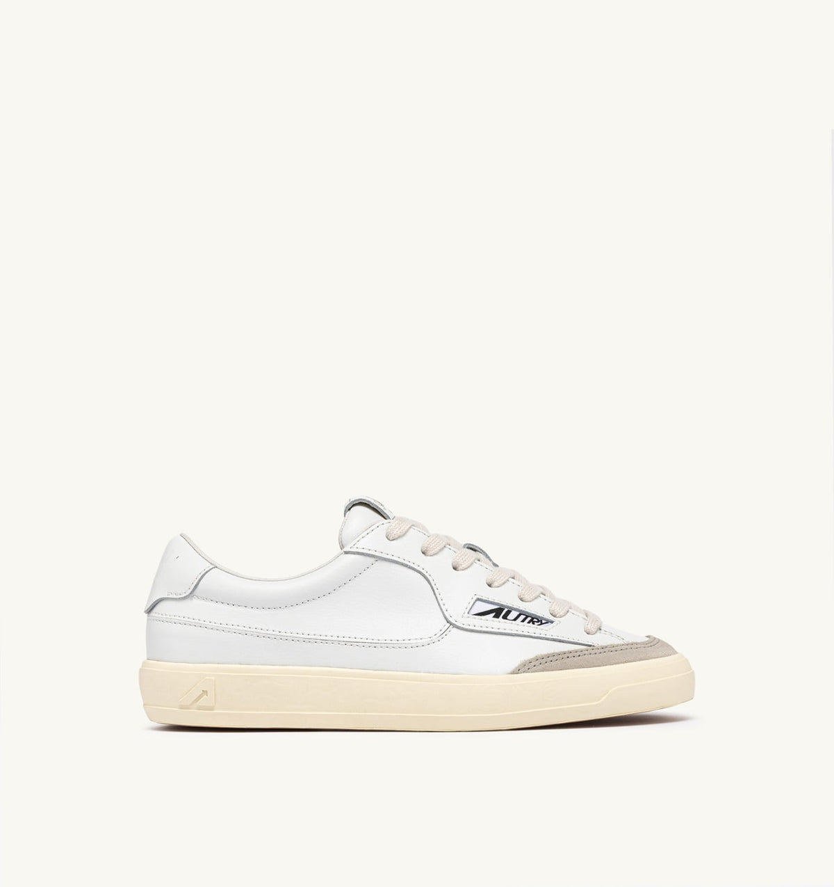 AUTRY Woman WINDSCAPE LOW SNEAKERS IN WHITE LEATHER