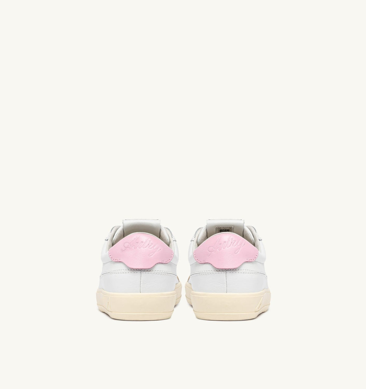 AUTRY Woman WINDSCAPE LOW SNEAKERS IN WHITE AND FAIRY TALE LEATHER