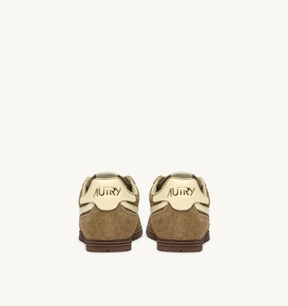 AUTRY Woman WINDSPIN SNEAKERS IN COURO AND RUTABAGA SUEDE AND LEATHER