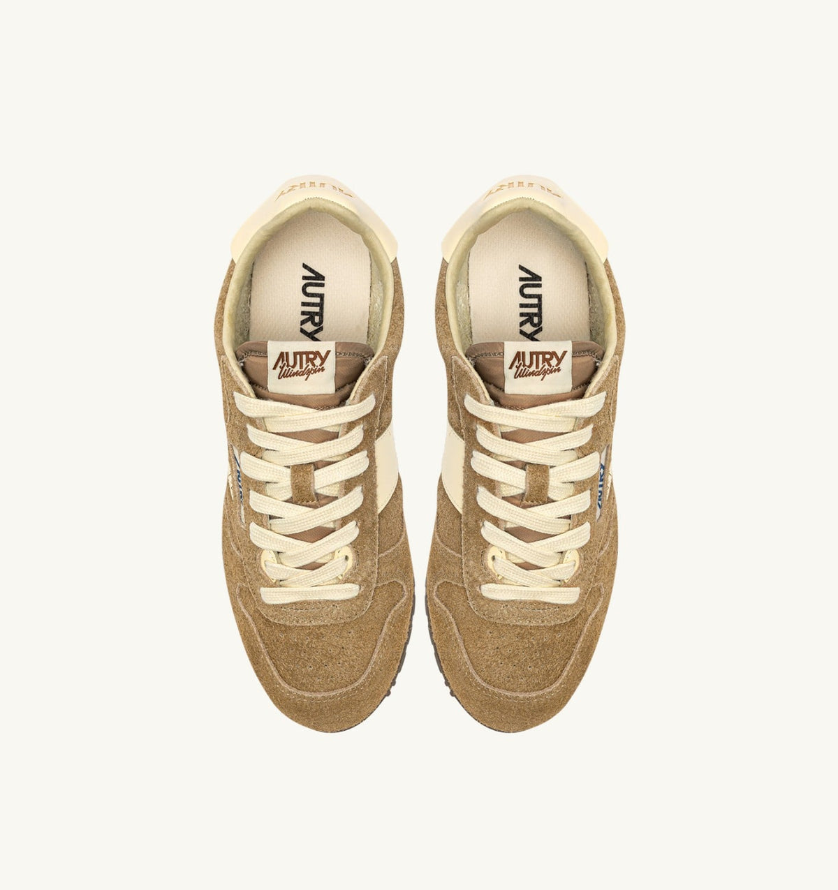 AUTRY Woman WINDSPIN SNEAKERS IN COURO AND RUTABAGA SUEDE AND LEATHER
