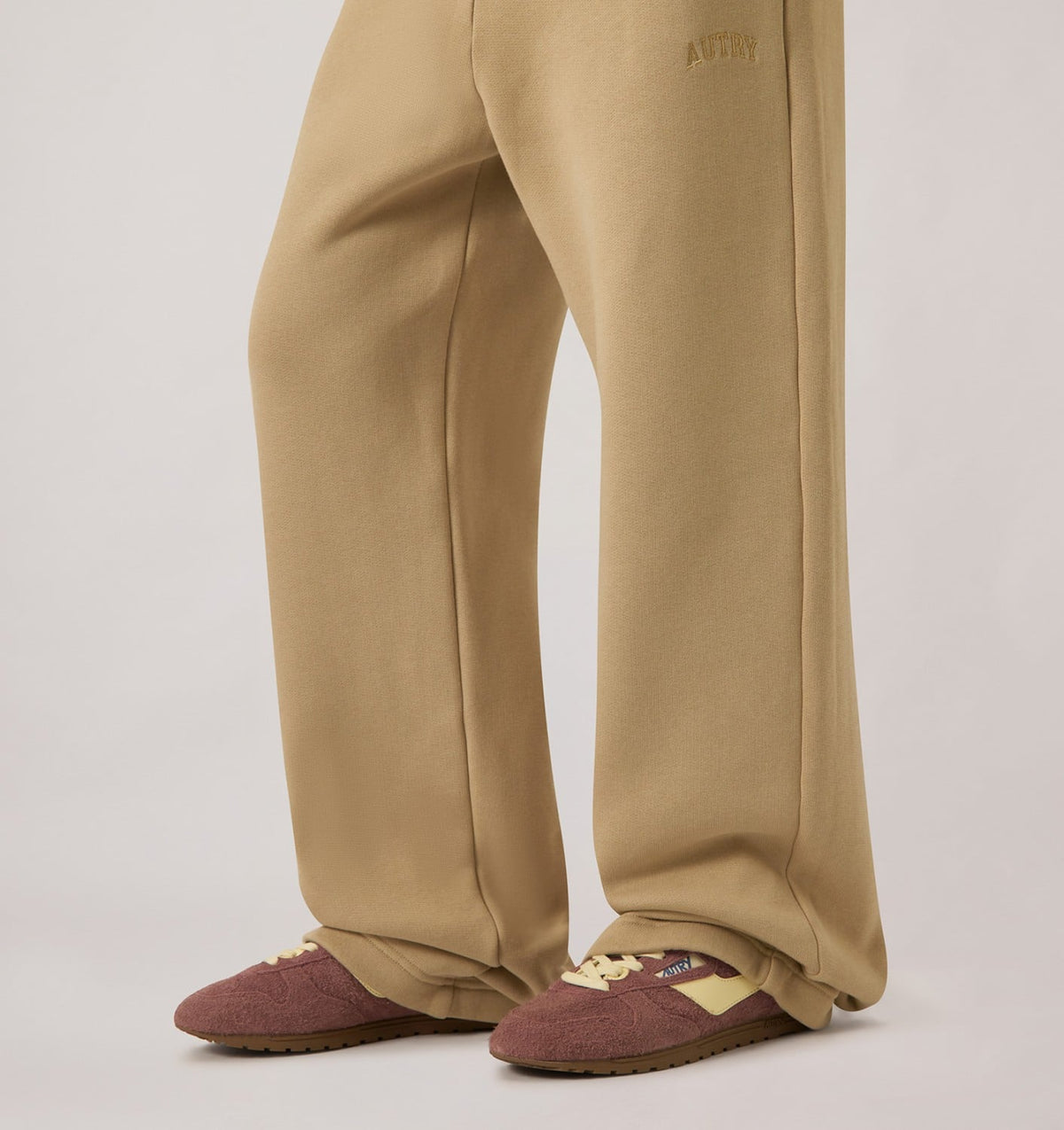 AUTRY Woman WINDSPIN SNEAKERS IN CHIANTI AND RUTABAGA SUEDE AND LEATHER