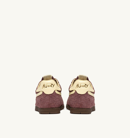 AUTRY Woman WINDSPIN SNEAKERS IN CHIANTI AND RUTABAGA SUEDE AND LEATHER