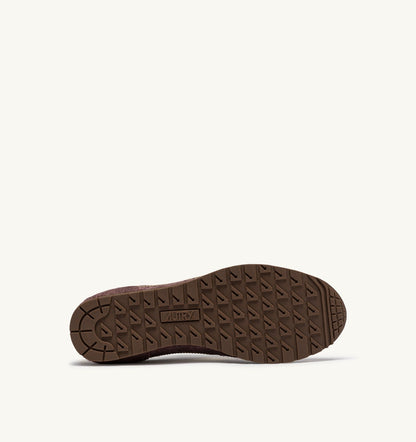 AUTRY Woman WINDSPIN SNEAKERS IN CHIANTI AND RUTABAGA SUEDE AND LEATHER